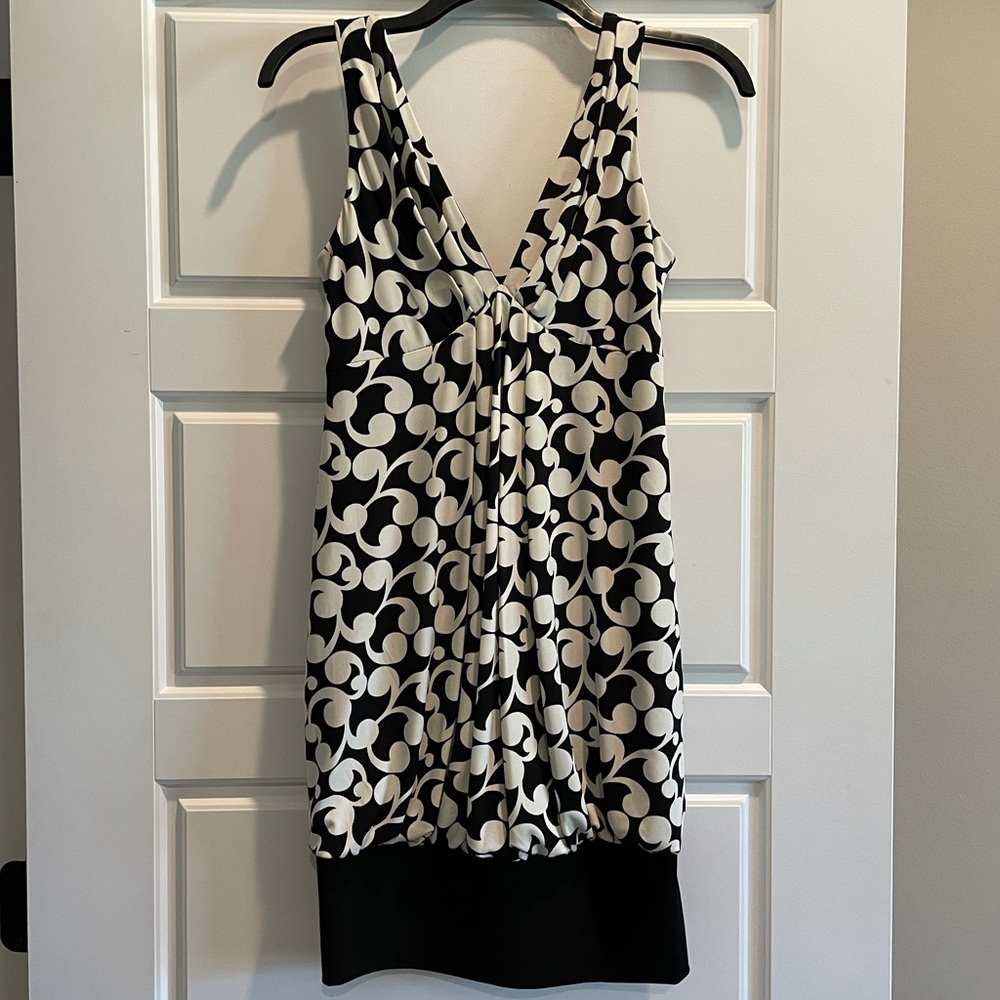 Black and white dress
